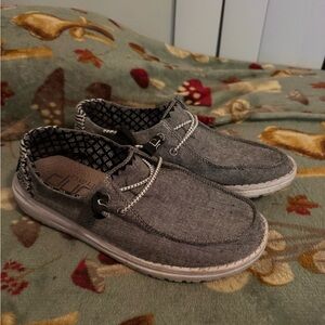 Hey Dude Gray Slip-On Loafers